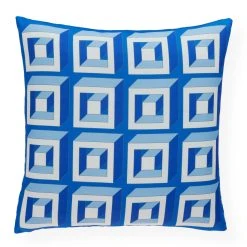 Jonathan Adler Torino Grid/Circuit Outdoor Pillow New Décor