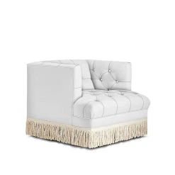 Jonathan Adler Baxter Chair With Bullion Fringe 15 Jonathan Adler Baxter Chair With Bullion Fringe