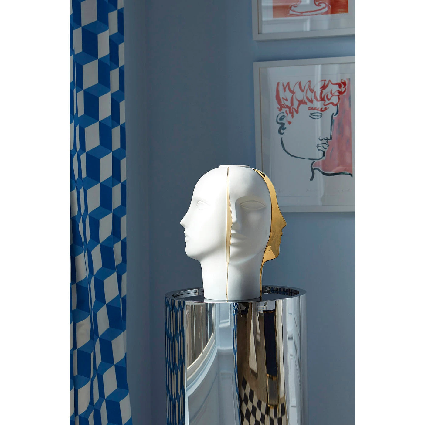 Jonathan Adler Atlas Split Vase Vases 5 Jonathan Adler Atlas Split Vase Vases