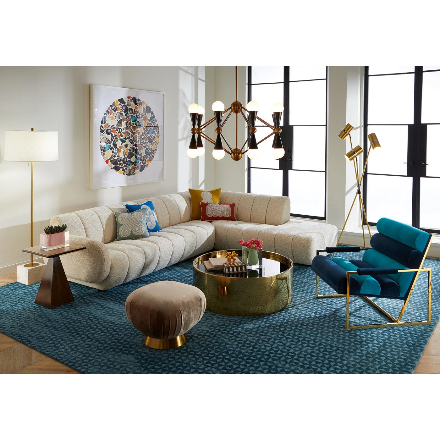 Jonathan Adler Brigitte Sectional Sectionals 5 Jonathan Adler Brigitte Sectional Sectionals