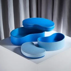 Jonathan Adler Small Legume Leather Box Boxes & Canisters