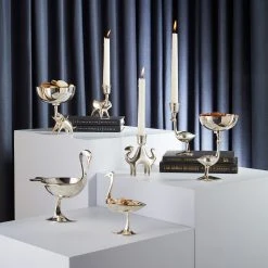 Jonathan Adler Silver-Plated Camel Candle Holder Candles & Candle Holders