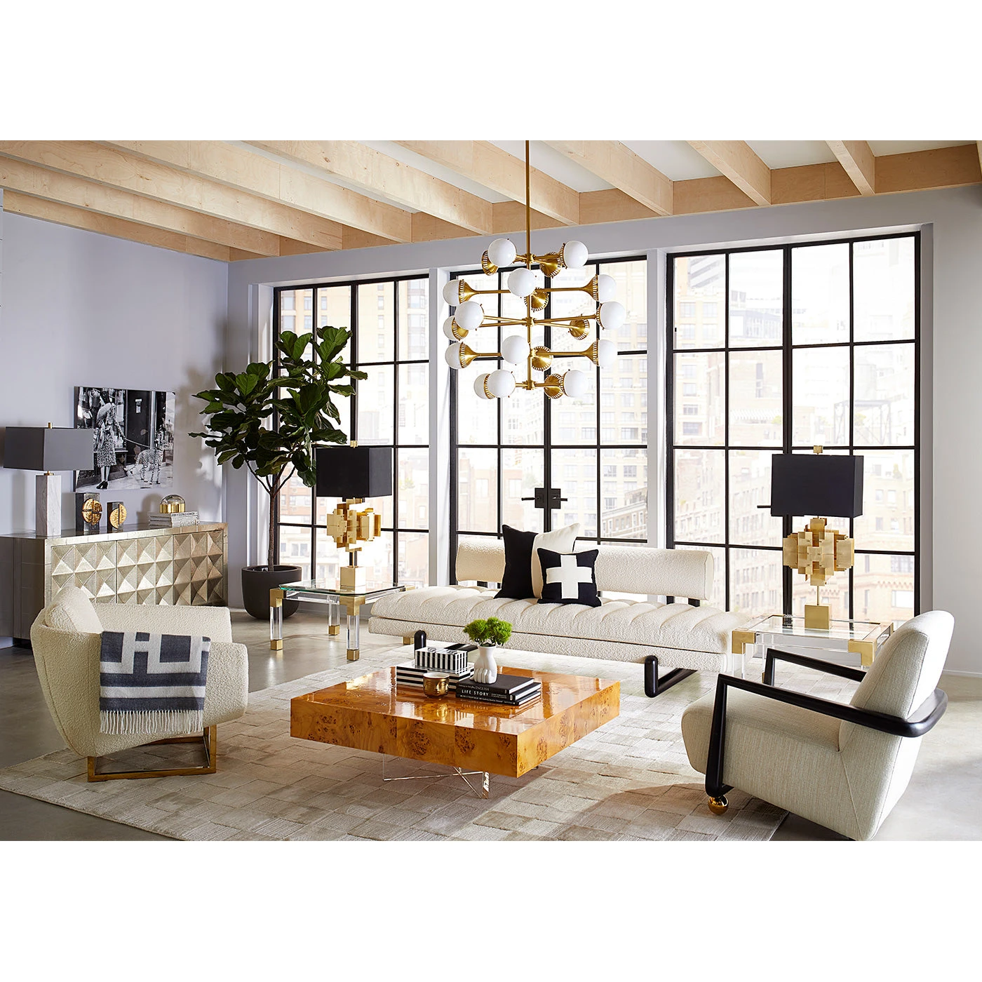 Jonathan Adler Rio 20-Light Chandelier 3 Jonathan Adler Rio 20-Light Chandelier