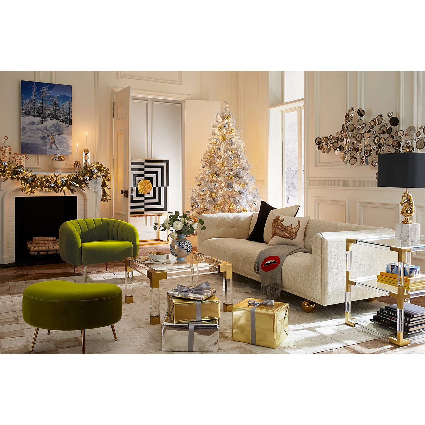 Jonathan Adler Slim Aarons “Skier In Vermont” Photograph 4 Jonathan Adler Slim Aarons “Skier In Vermont” Photograph