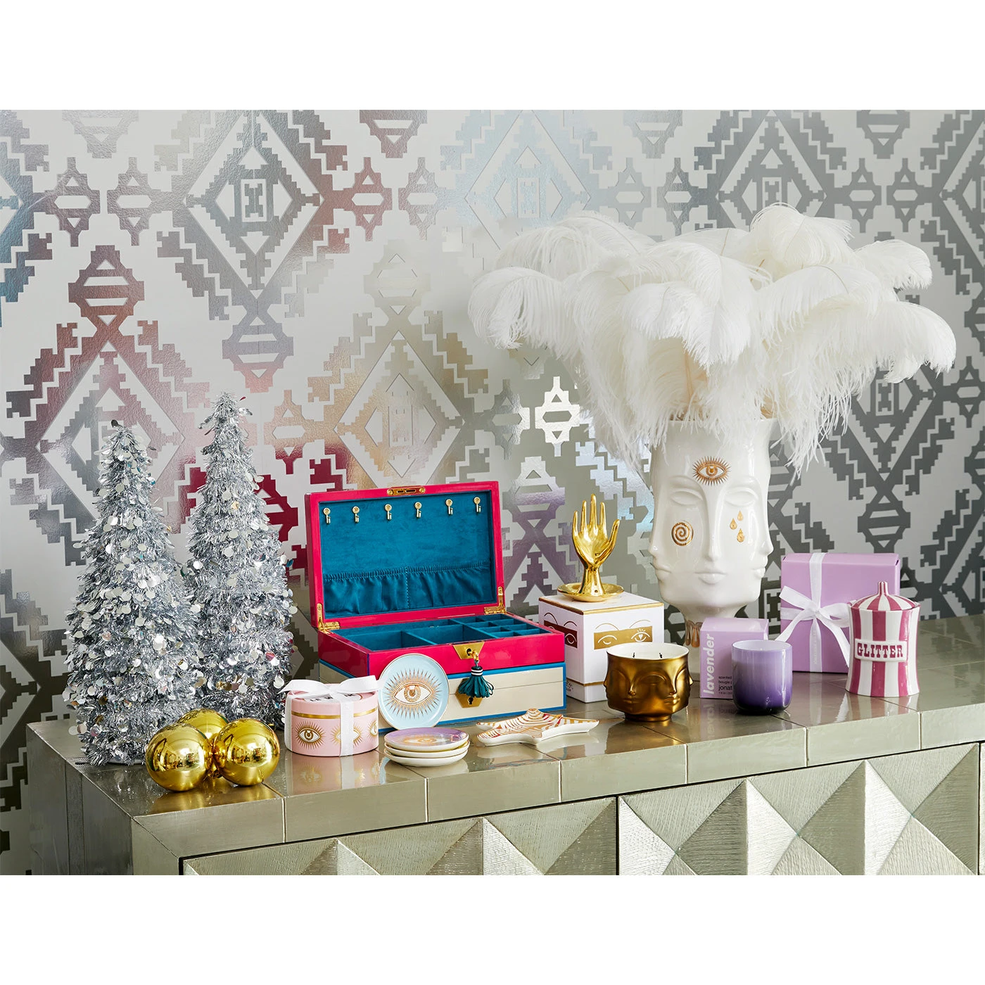 Jonathan Adler Gilded Dora Maar Urn 10 Jonathan Adler Gilded Dora Maar Urn