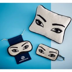 Jonathan Adler Bestsellers Eyes Needlepoint Throw Pillow