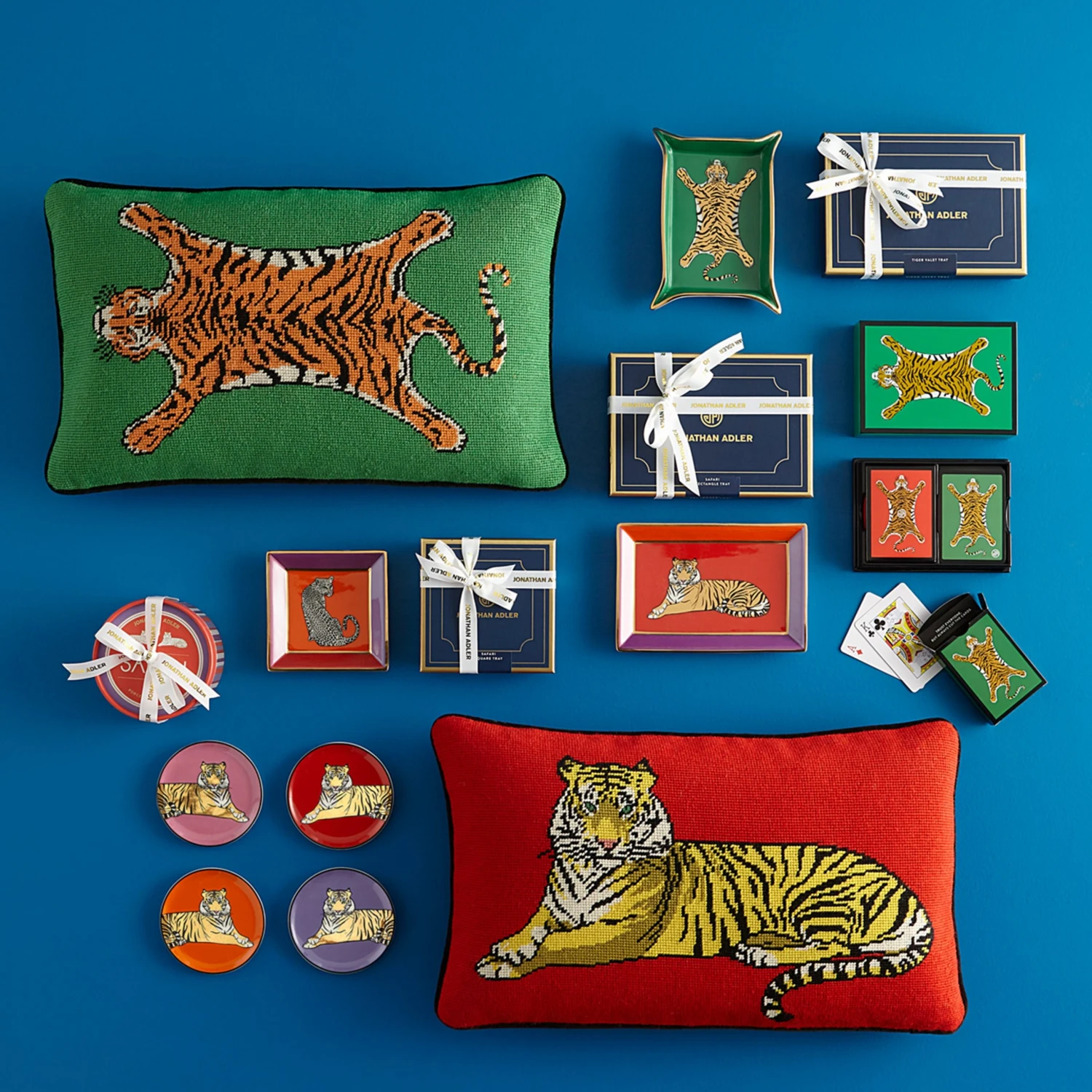 Jonathan Adler Tiger Needlepoint Pillow All Décor 6 Jonathan Adler Tiger Needlepoint Pillow All Décor