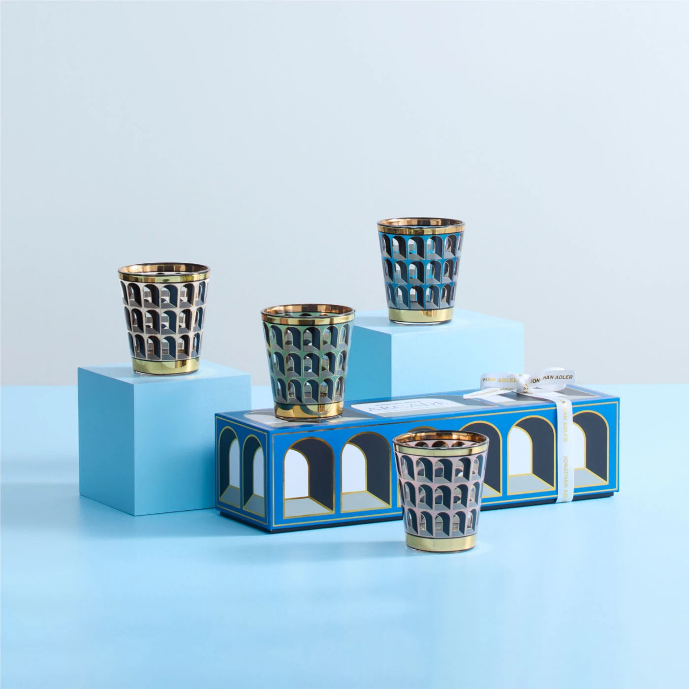 Jonathan Adler Arcade Glassware Set 4 Jonathan Adler Arcade Glassware Set