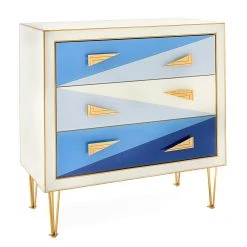 Jonathan Adler Harlequin Three-Drawer Chest Dressers & Chests