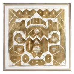 Jonathan Adler Gilded Lace Print