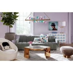 Jonathan Adler Globo Six-Light Linear Chandelier