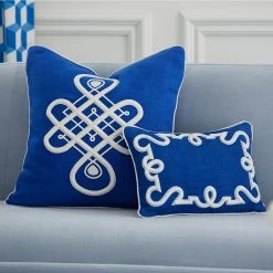 Jonathan Adler Maxime Emblem Pillow