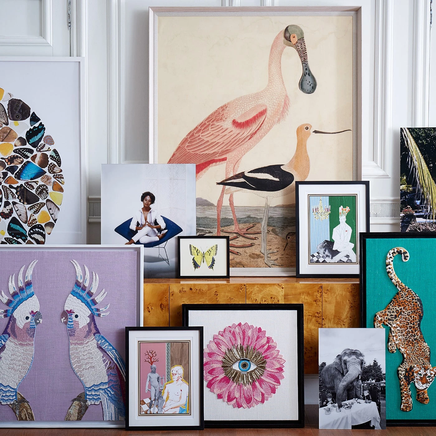 Jonathan Adler Luke Edward Hall "Theo With Coral And A Blue Chair" Print 7 Jonathan Adler Luke Edward Hall "Theo With Coral And A Blue Chair" Print