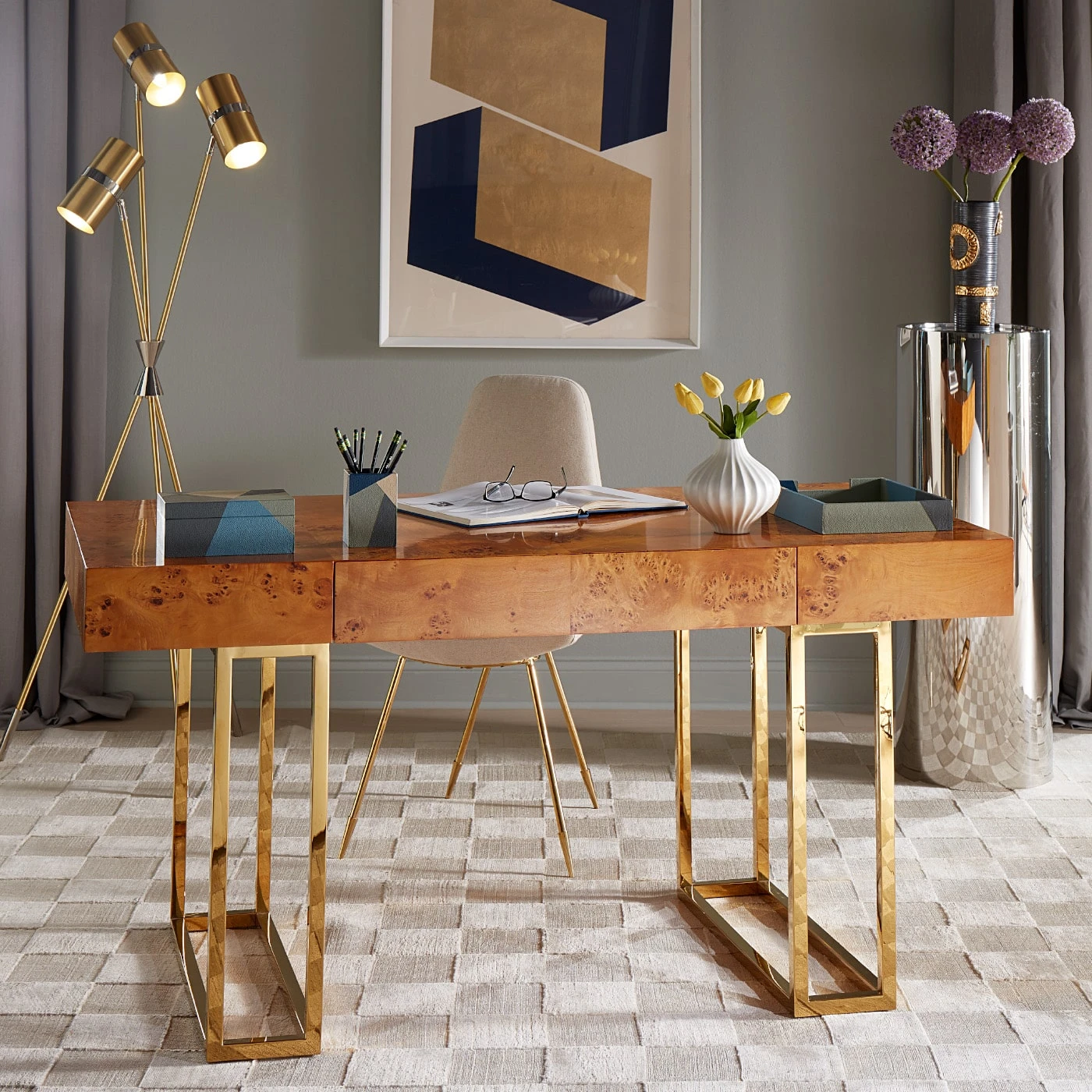 Jonathan Adler Bond Executive Desk 7 Jonathan Adler Bond Executive Desk
