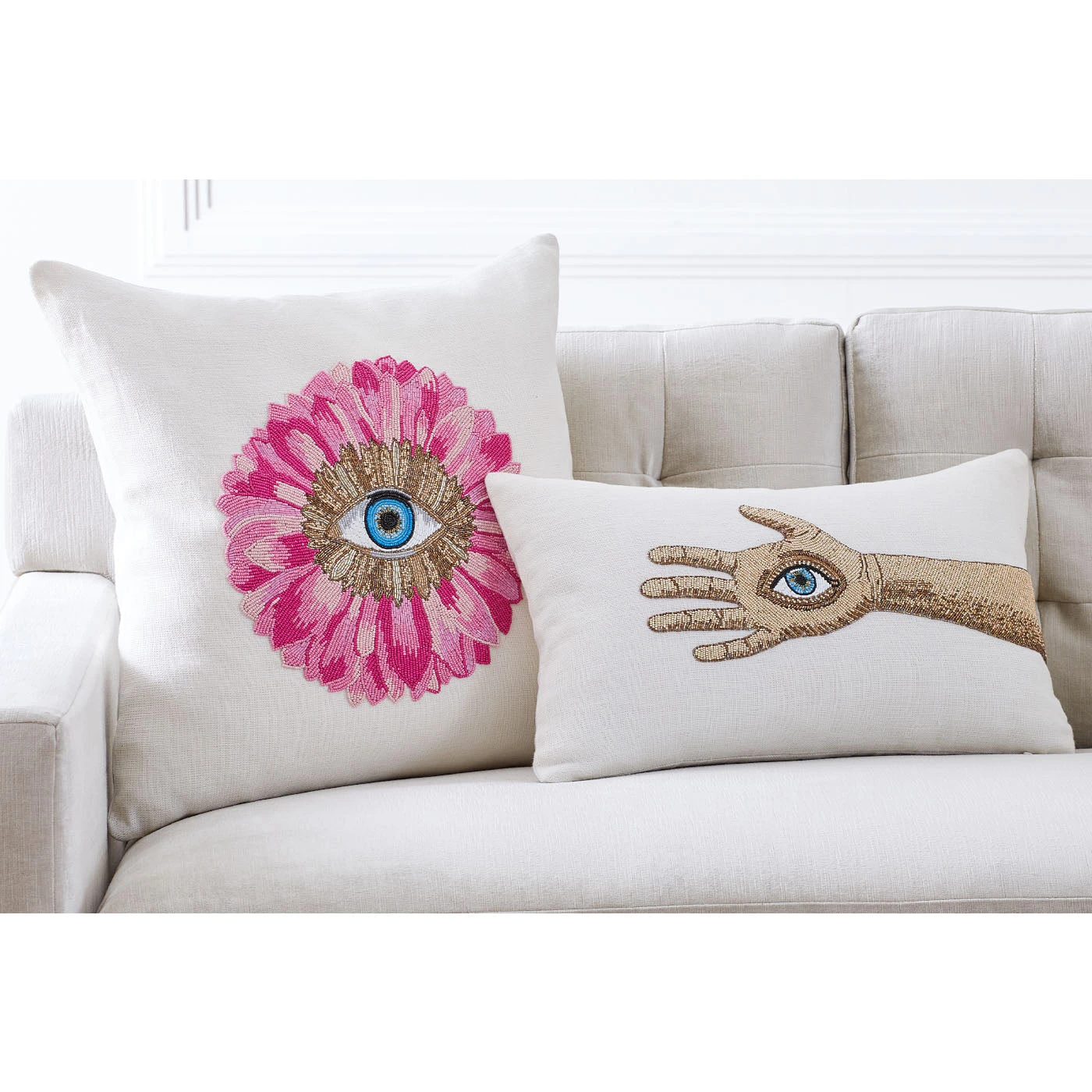 Jonathan Adler Petals Beaded Pillow All Décor 4 Jonathan Adler Petals Beaded Pillow All Décor