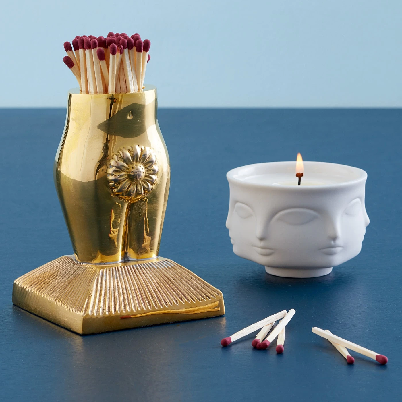 Jonathan Adler All Décor Brass Edie Match Strike 4 Jonathan Adler All Décor Brass Edie Match Strike
