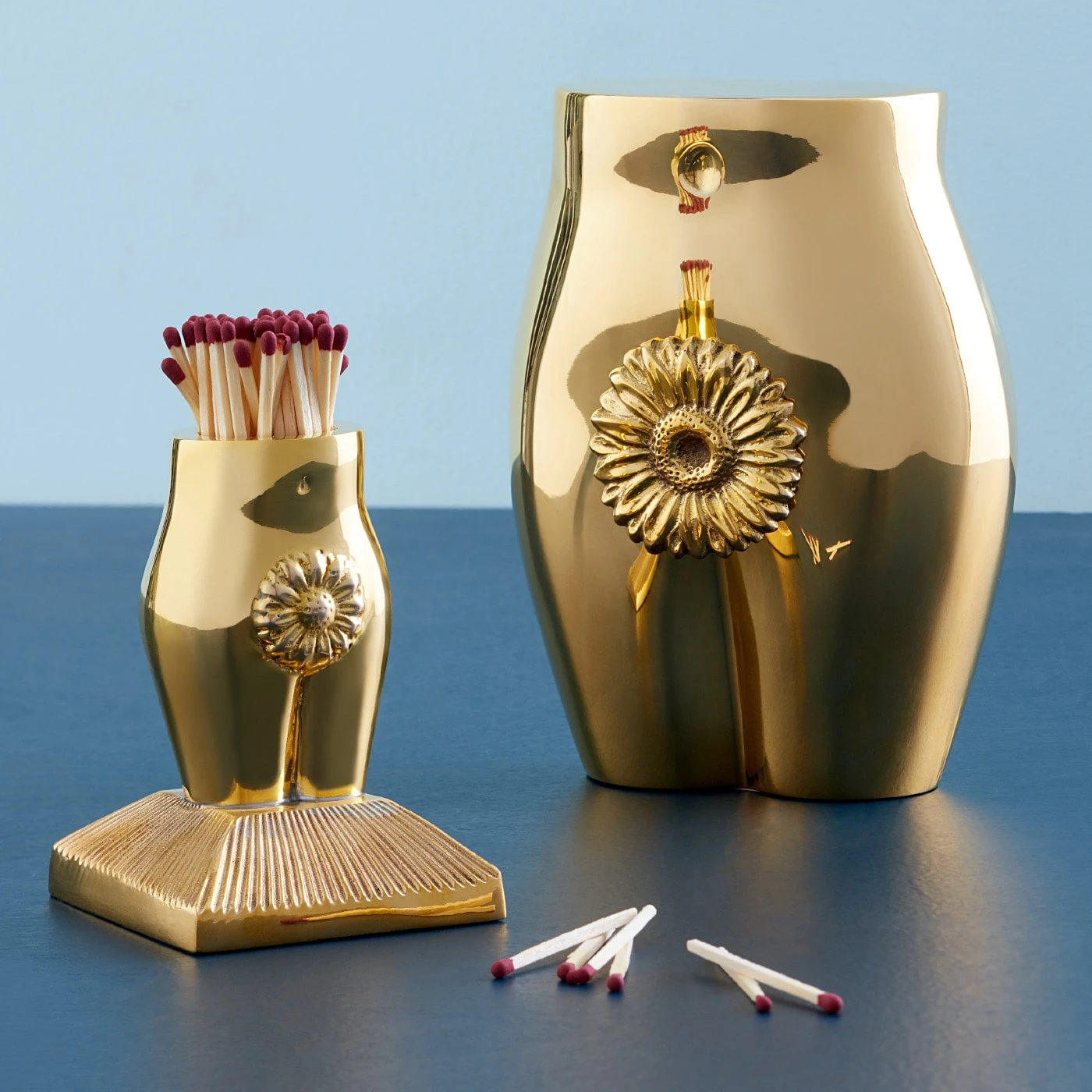 Jonathan Adler All Décor Brass Edie Match Strike 5 Jonathan Adler All Décor Brass Edie Match Strike