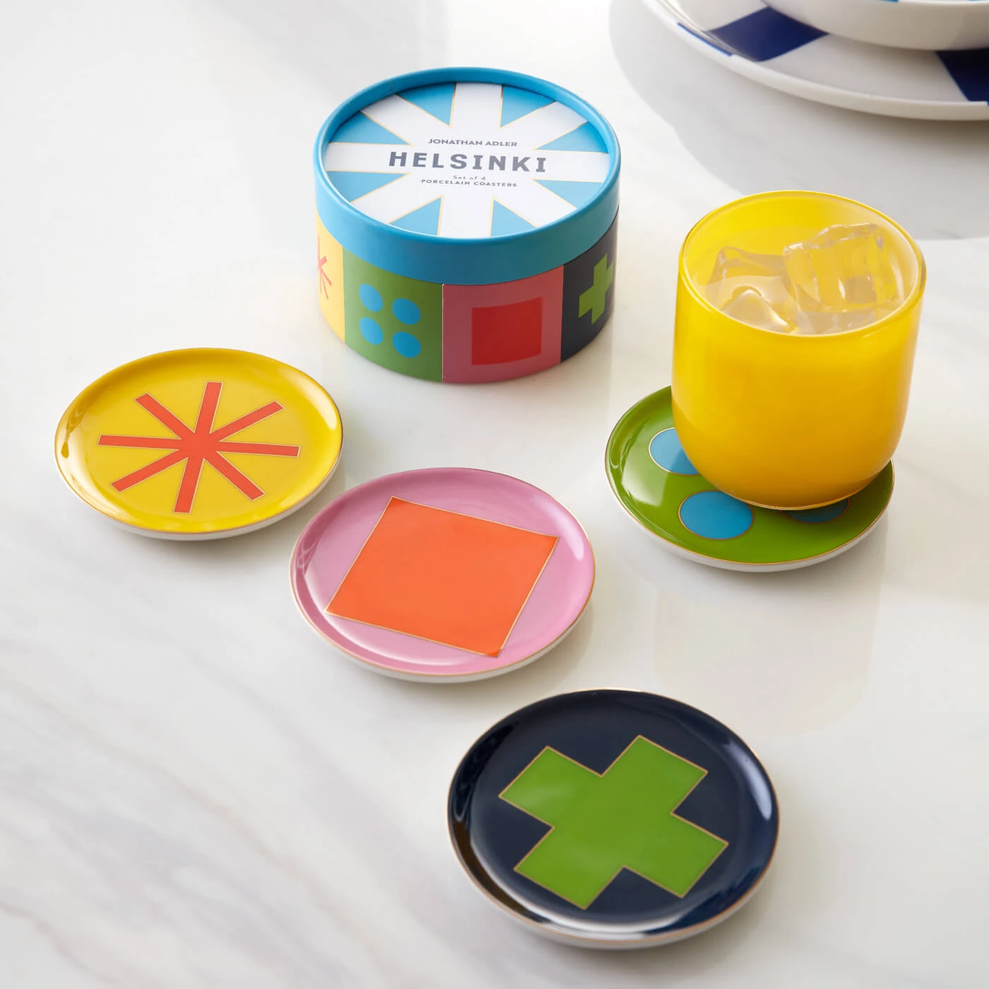 Jonathan Adler Serveware & Mugs Helsinki Coasters 4 Jonathan Adler Serveware & Mugs Helsinki Coasters