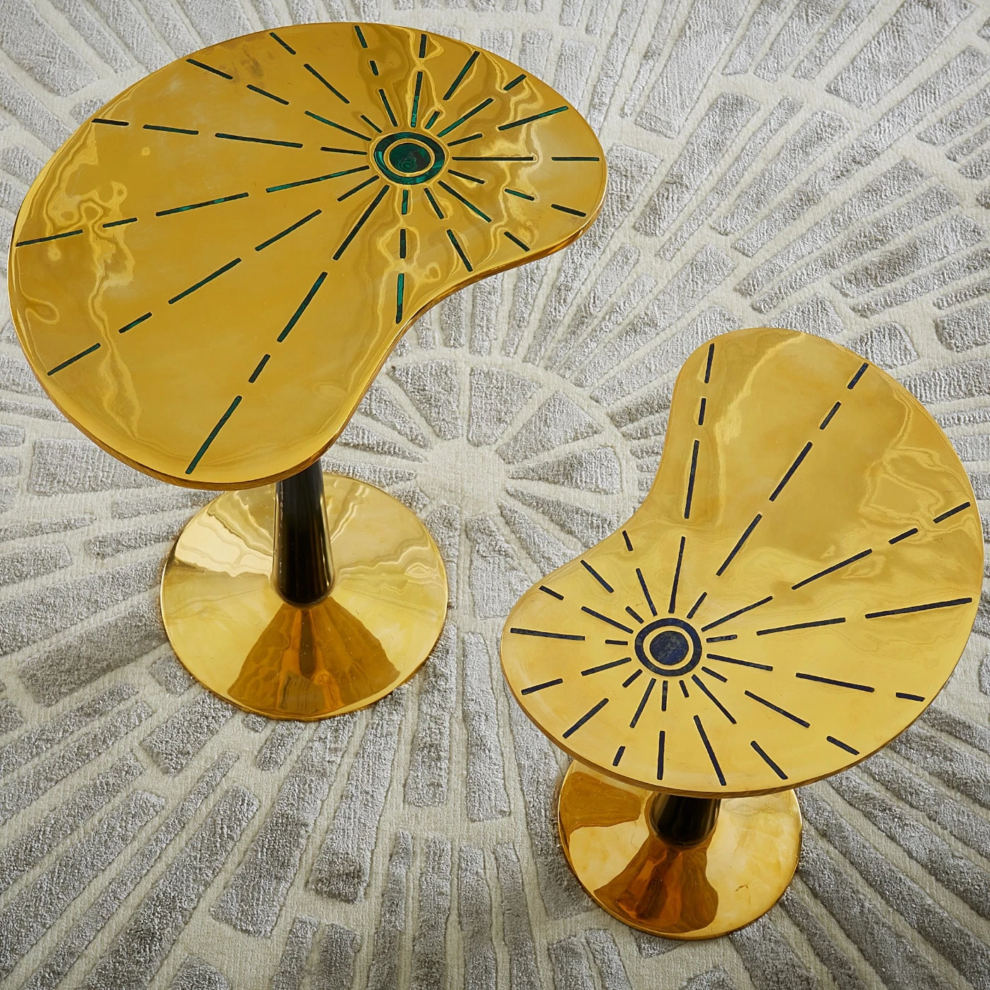 Jonathan Adler Short Kidney Kismet Table Side & Accent Tables 4 Jonathan Adler Short Kidney Kismet Table Side & Accent Tables