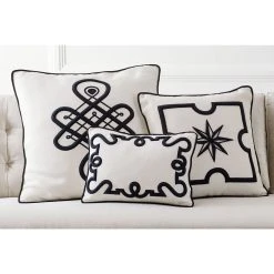 Jonathan Adler All Décor Maxime Emblem Pillow