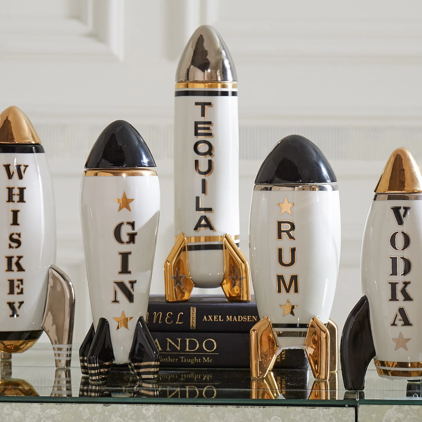 Jonathan Adler Vodka Rocket Decanter Serveware & Mugs 4 Jonathan Adler Vodka Rocket Decanter Serveware & Mugs