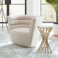 Jonathan Adler Maxime Swivel Club Chair 15 Jonathan Adler Maxime Swivel Club Chair