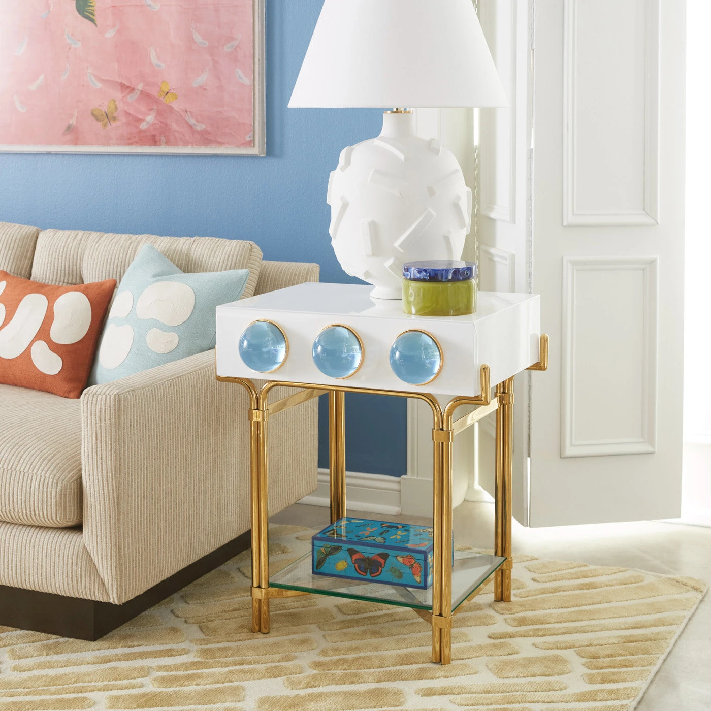Jonathan Adler Globo Side Table 4 Jonathan Adler Globo Side Table