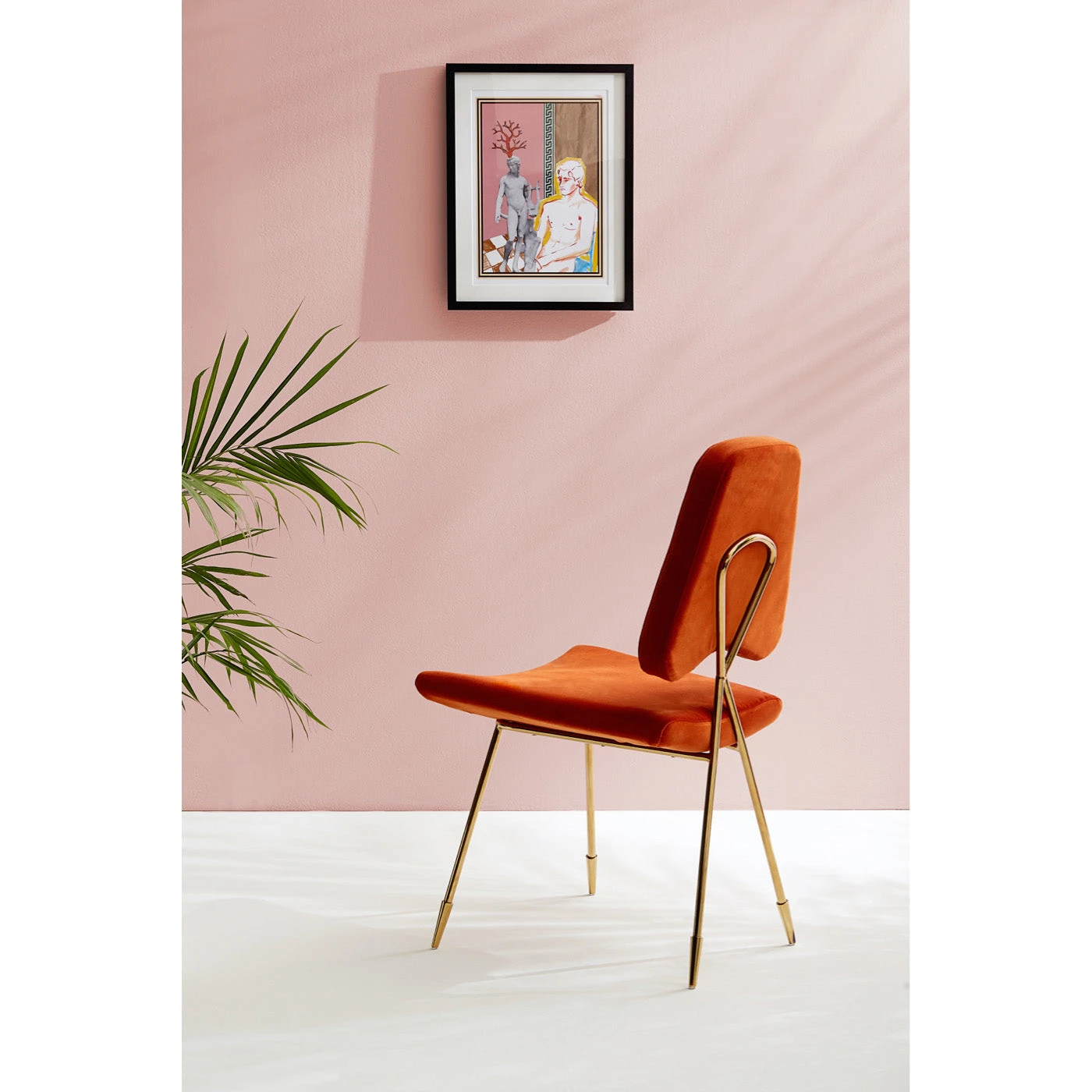 Jonathan Adler Luke Edward Hall "Theo With Coral And A Blue Chair" Print 4 Jonathan Adler Luke Edward Hall "Theo With Coral And A Blue Chair" Print