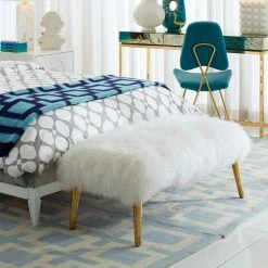 Jonathan Adler Benches & Ottomans Large Mongolian Bench