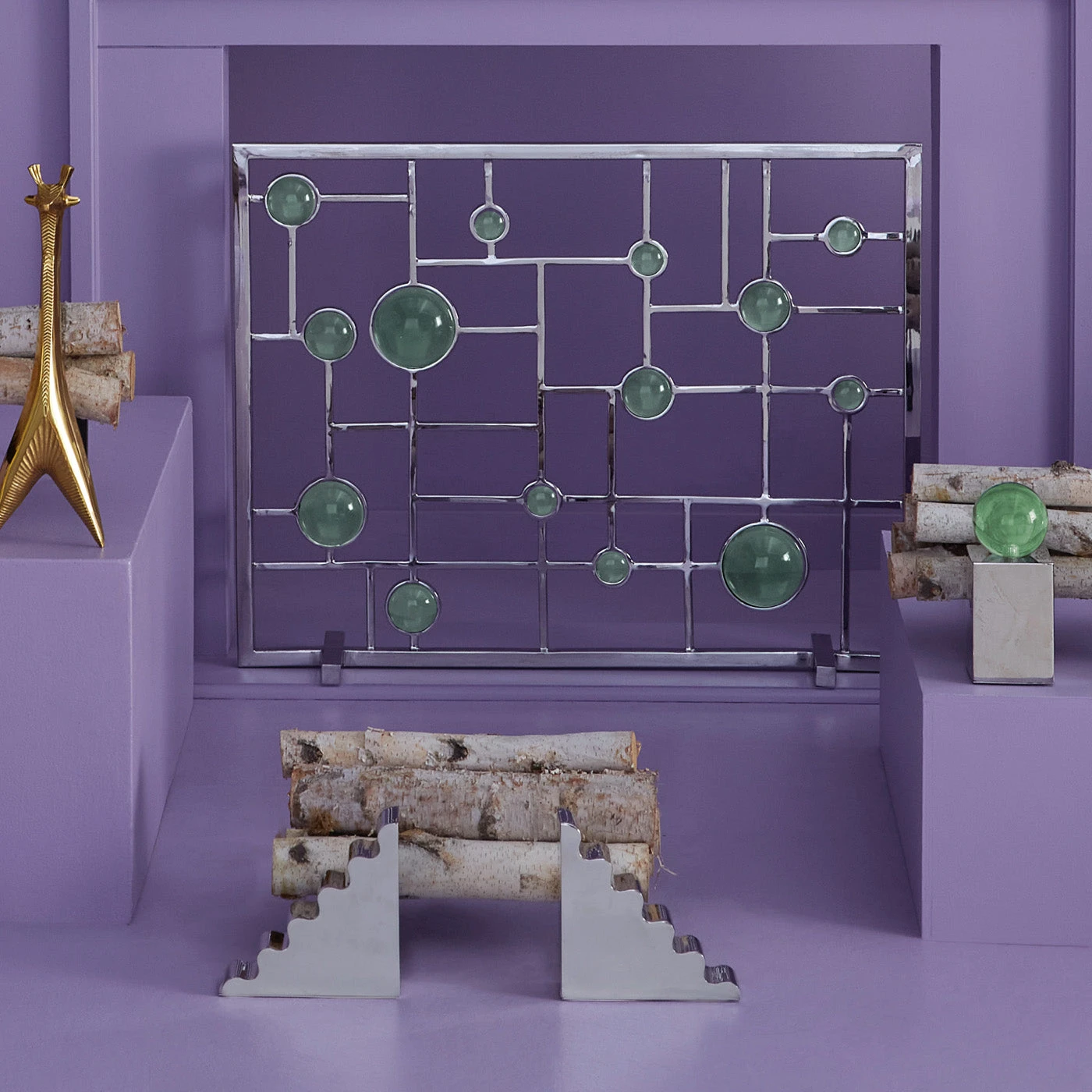 Jonathan Adler Globo Fire Screen 5 Jonathan Adler Globo Fire Screen