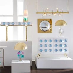 Jonathan Adler Globo Six-Light Linear Chandelier
