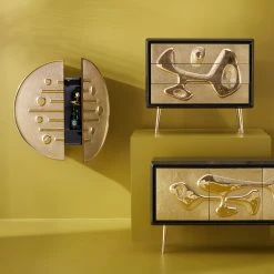 Jonathan Adler Bars & Bar Carts Reform Circle Bar 19 Jonathan Adler Bars & Bar Carts Reform Circle Bar