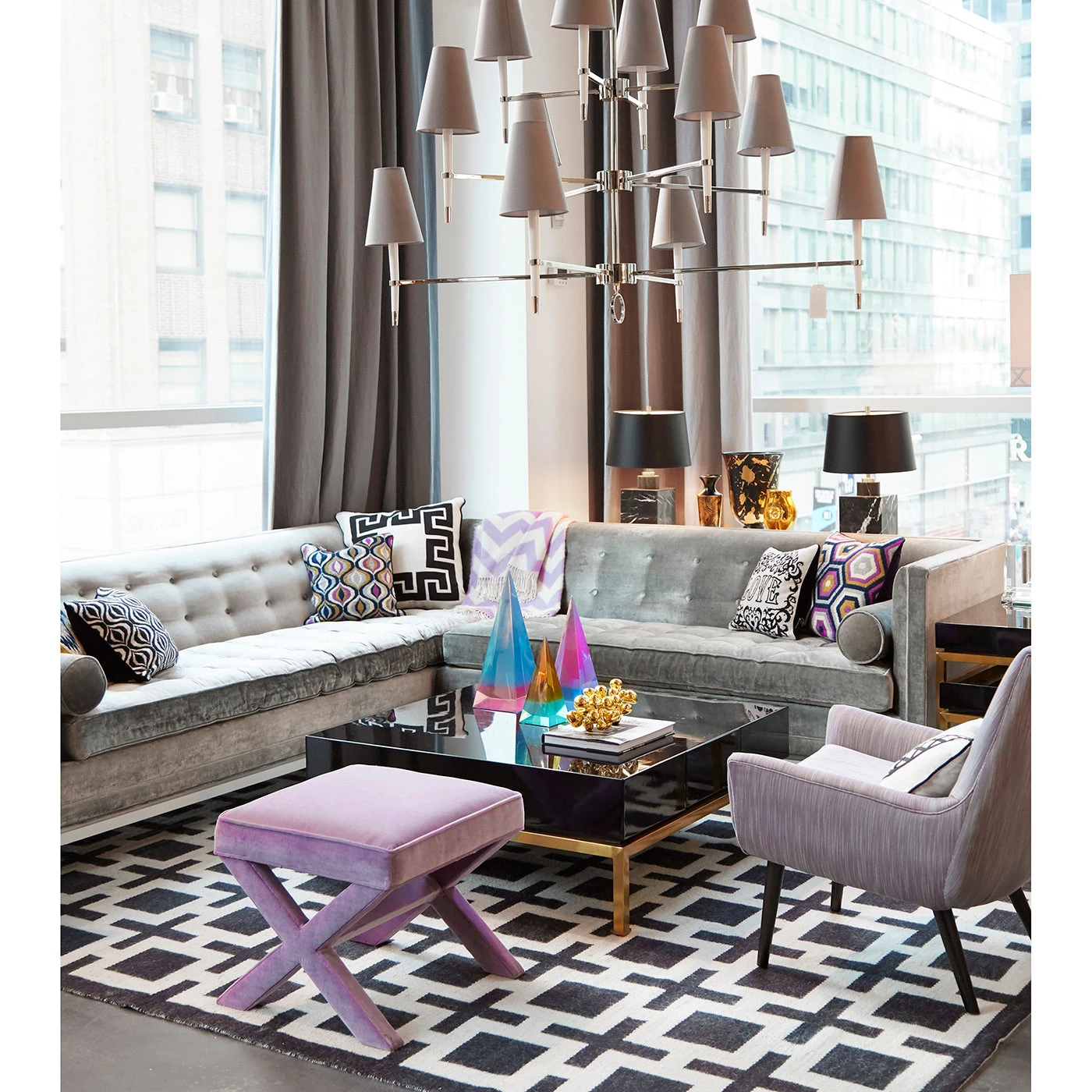Jonathan Adler Chandeliers Ventana Three-Tier Chandelier 4 Jonathan Adler Chandeliers Ventana Three-Tier Chandelier