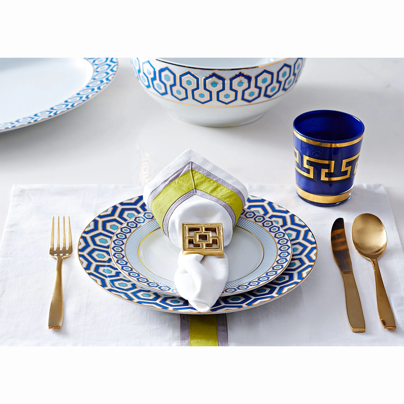 Jonathan Adler Newport Salad/Dessert Plate Serveware & Mugs 4 Jonathan Adler Newport Salad/Dessert Plate Serveware & Mugs