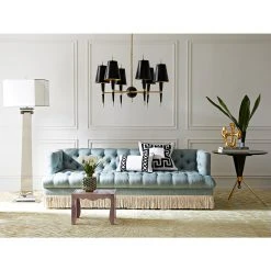 Jonathan Adler Versailles Chandelier With Painted Shade