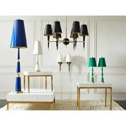 Jonathan Adler Versailles Chandelier With Painted Shade