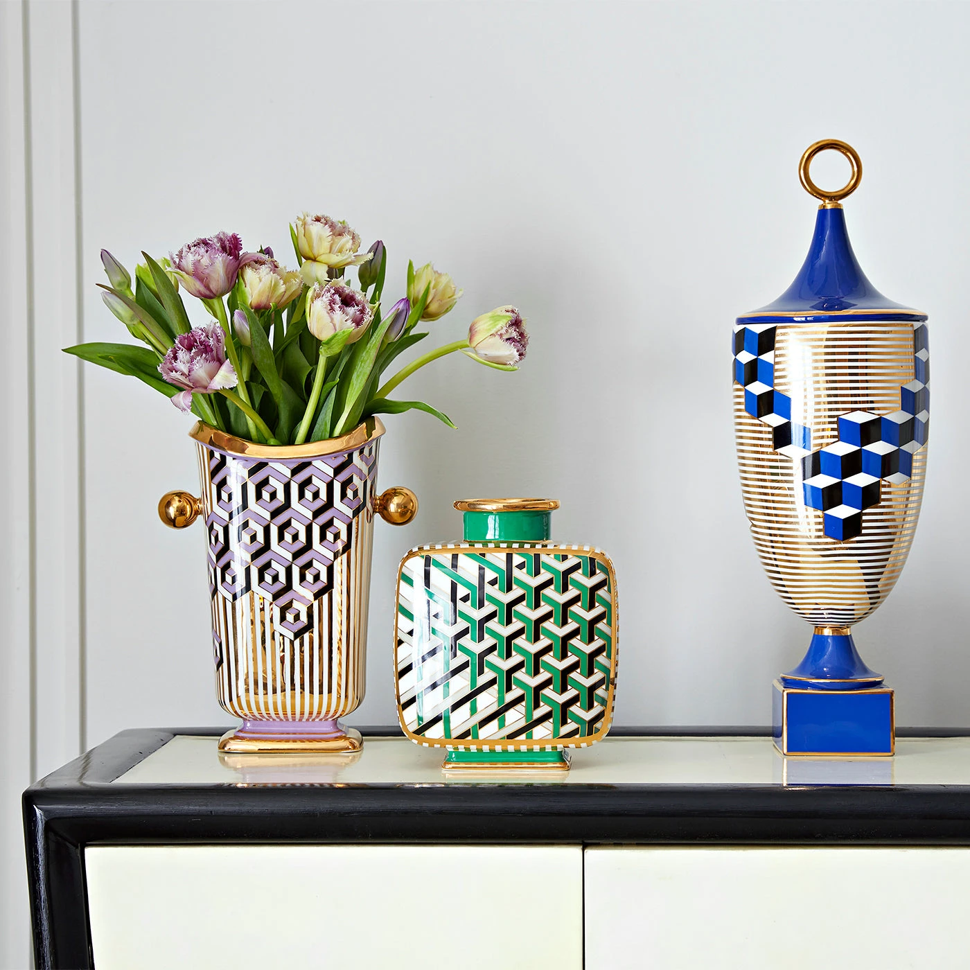 Jonathan Adler Versailles Cube Urn Vases 9 Jonathan Adler Versailles Cube Urn Vases