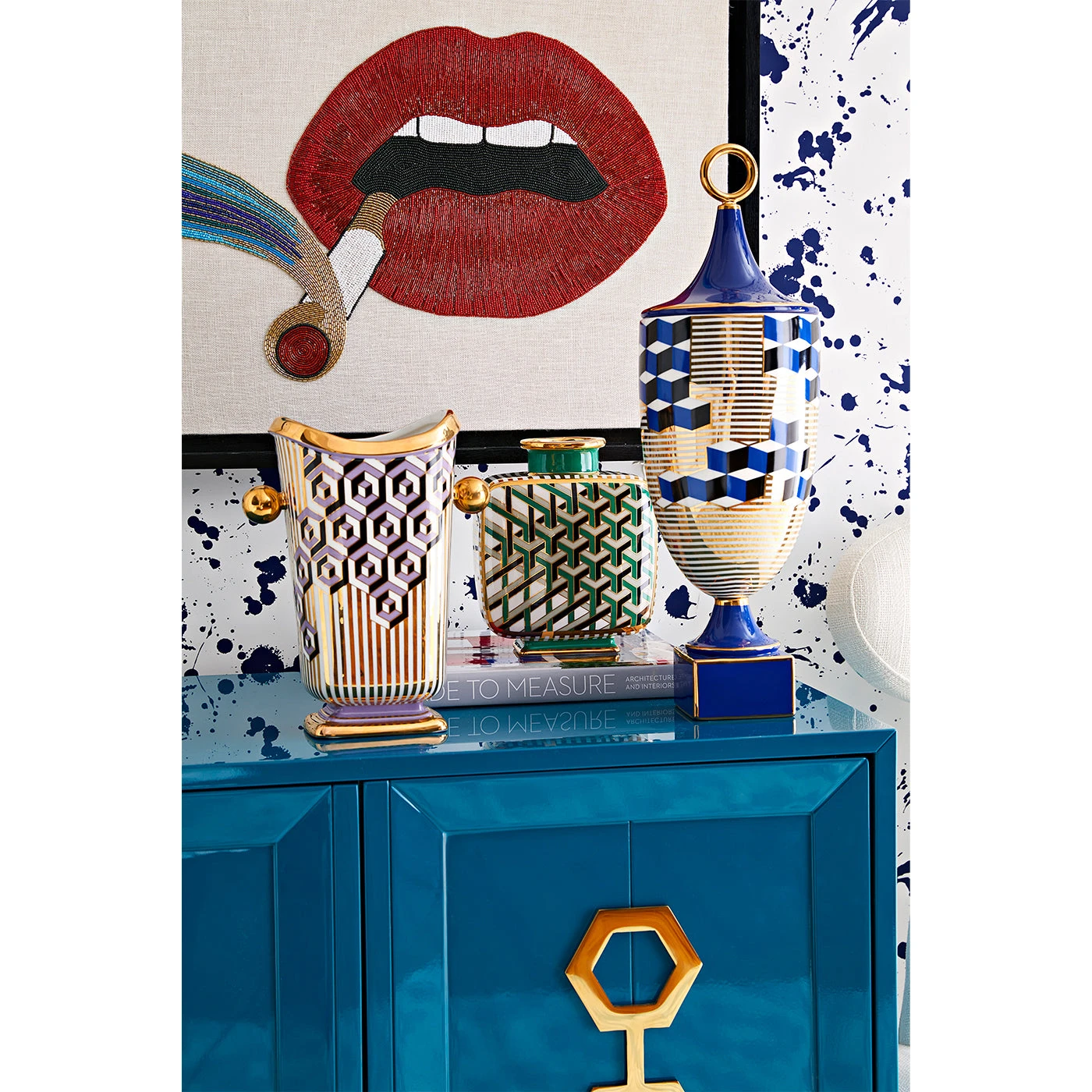 Jonathan Adler Versailles Cube Urn Vases 10 Jonathan Adler Versailles Cube Urn Vases