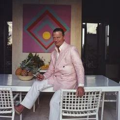Jonathan Adler Slim Aarons “David Nightingale Hicks” Photograph Photography