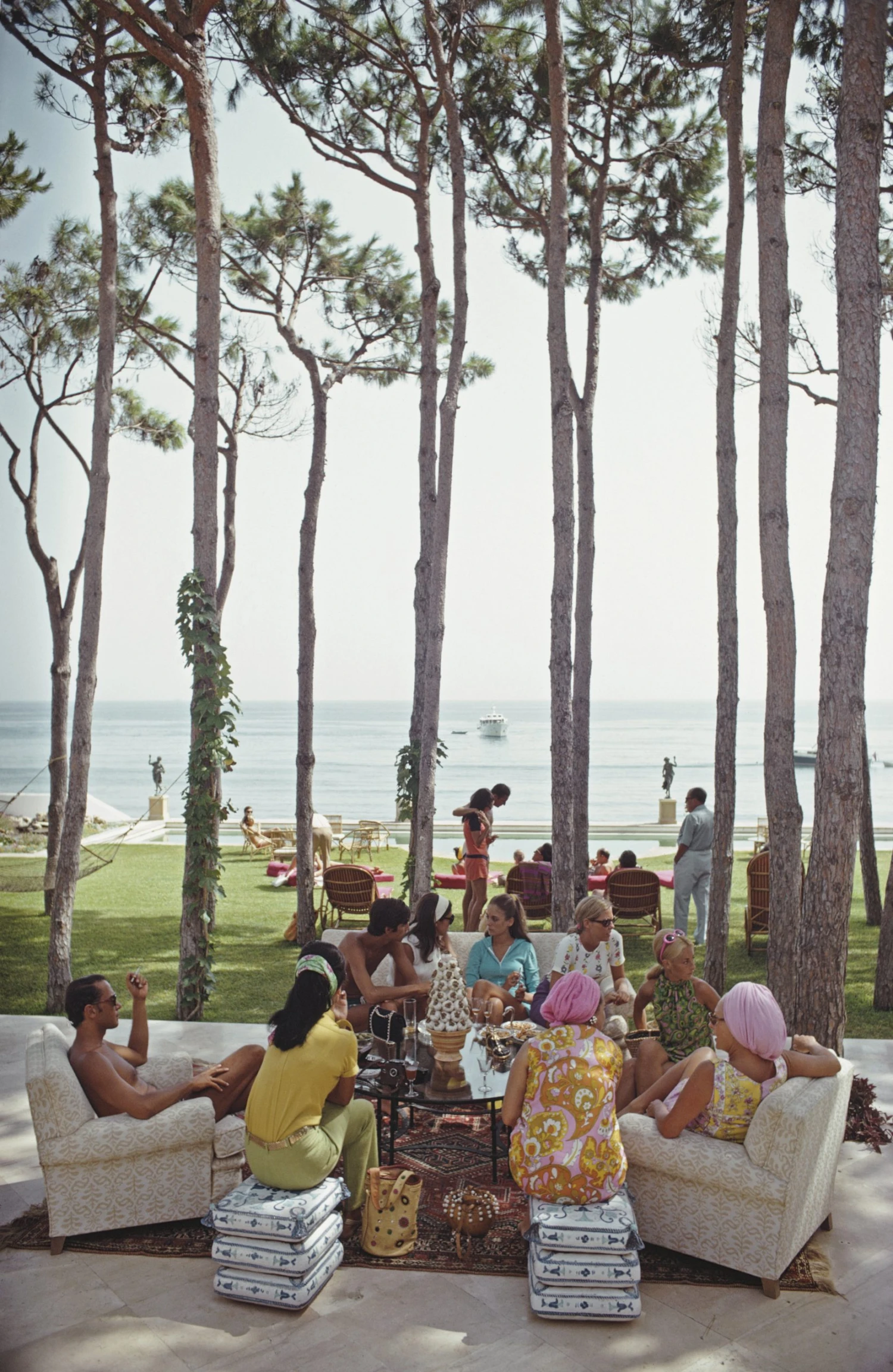 Jonathan Adler Slim Aarons "Marbella House Party" Photograph Photography 3 Jonathan Adler Slim Aarons "Marbella House Party" Photograph Photography