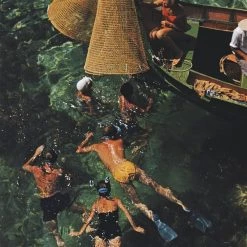 Jonathan Adler Slim Aarons "Snorkelling In Malta" Photograph