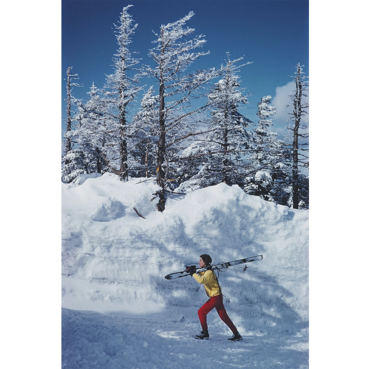 Jonathan Adler Slim Aarons “Skier In Vermont” Photograph 3 Jonathan Adler Slim Aarons “Skier In Vermont” Photograph