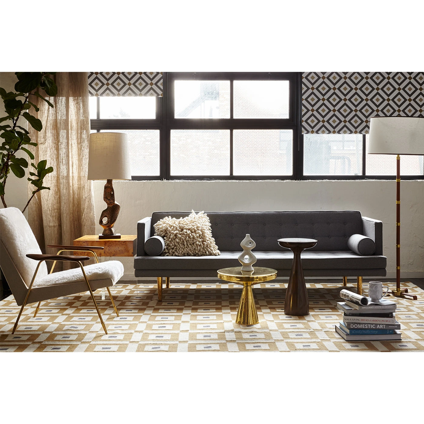 Jonathan Adler Albert Reversible Peruvian Flat Weave Rug 5 Jonathan Adler Albert Reversible Peruvian Flat Weave Rug