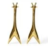 Jonathan Adler Brass Giraffe Andirons All Décor