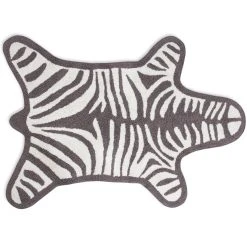 Jonathan Adler Bath Accessories Reversible Zebra Bath Mat