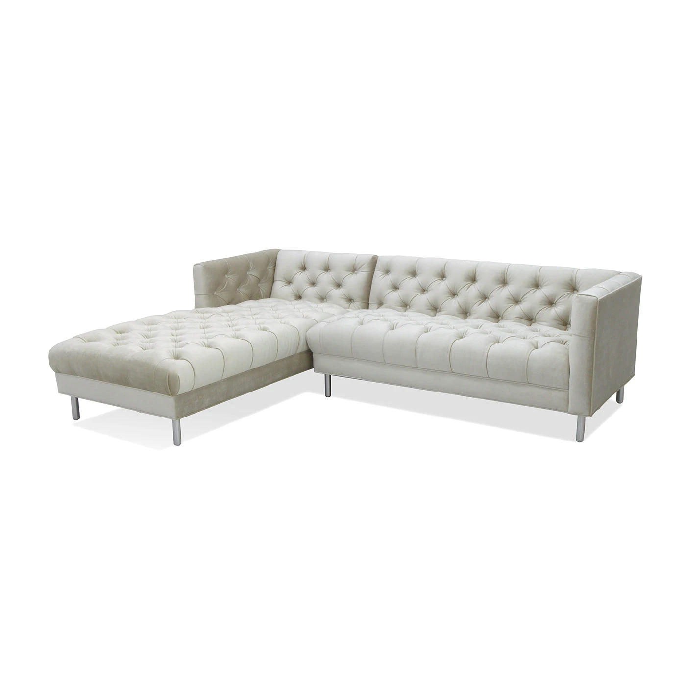 Jonathan Adler Baxter Chaise Sectional Left Arm Facing 3 Jonathan Adler Baxter Chaise Sectional Left Arm Facing