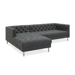 Jonathan Adler Baxter Deep Chaise Sectional Left Arm Facing