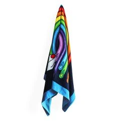 Jonathan Adler Dripping Rainbow Beach Towel