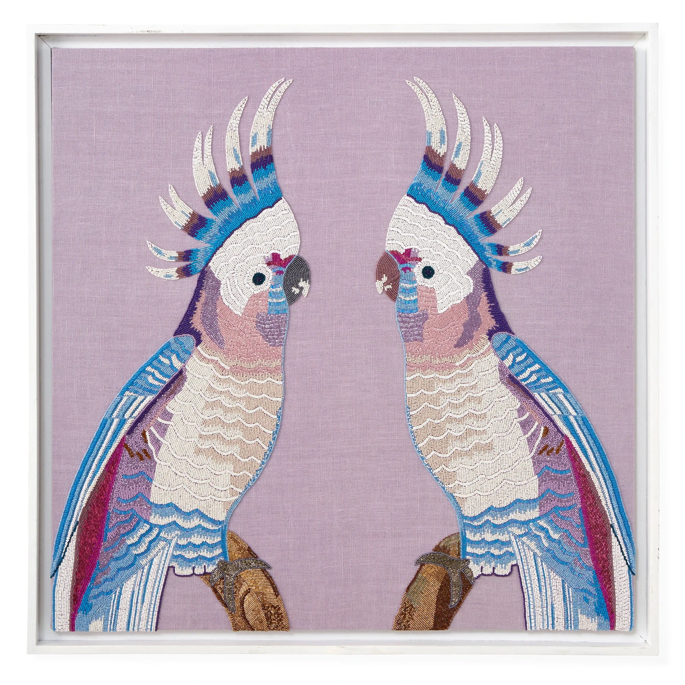 Jonathan Adler Parrots Beaded Wall Art 3 Jonathan Adler Parrots Beaded Wall Art