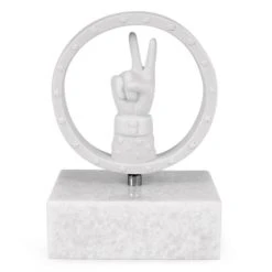 Jonathan Adler Peace Sculpture Decorative Objets